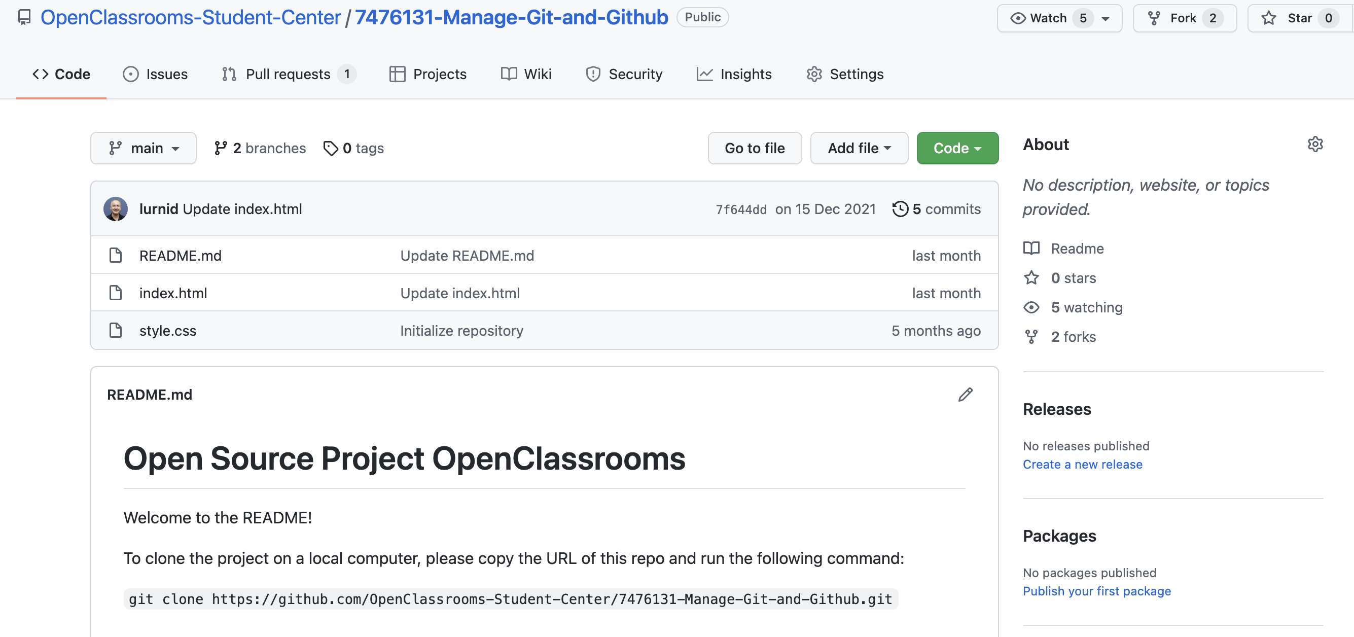 work-with-a-remote-repository-manage-your-code-project-with-git-and-github-openclassrooms